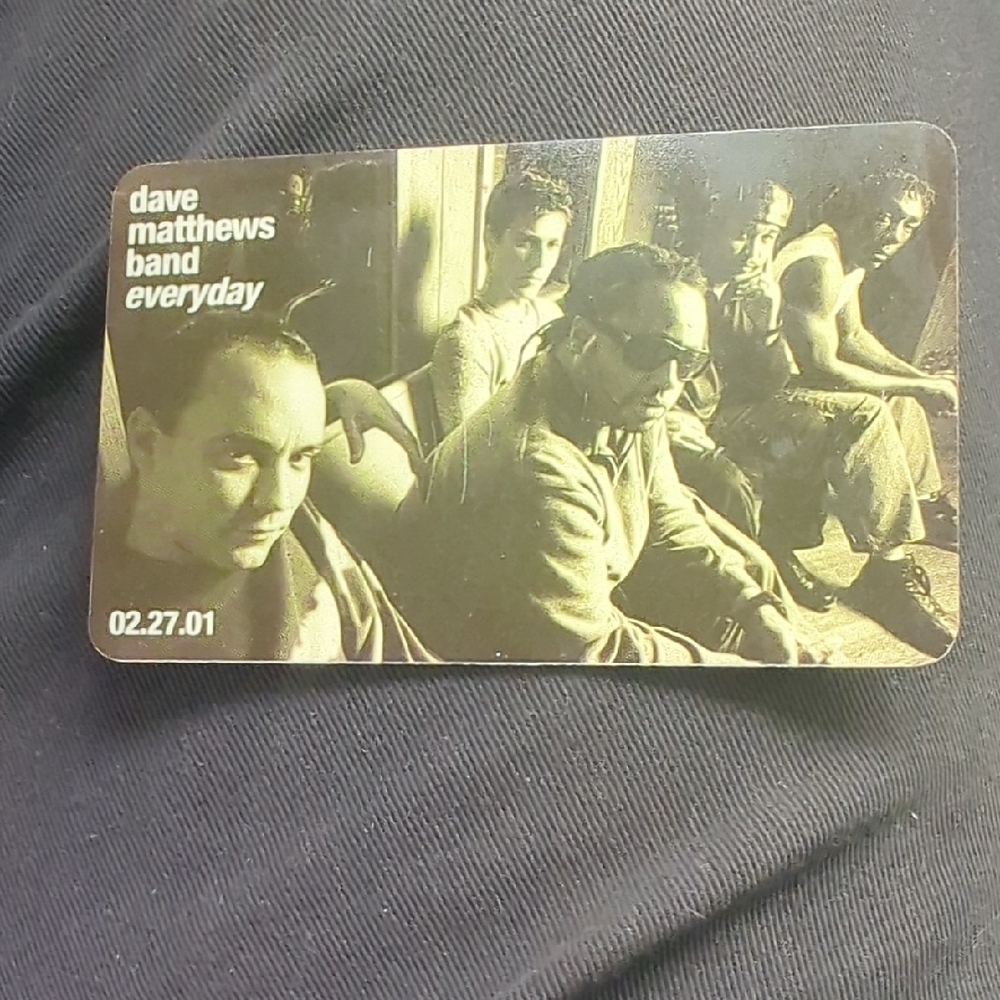 Dave Matthews Band Everyday Card